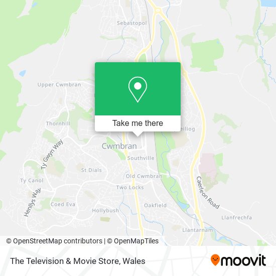 The Television & Movie Store map