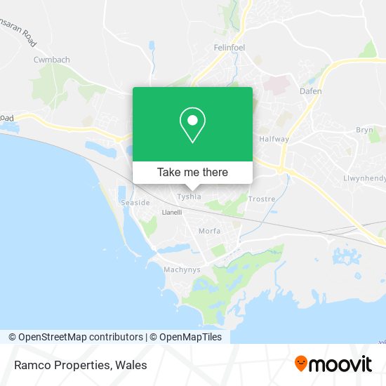 Ramco Properties map