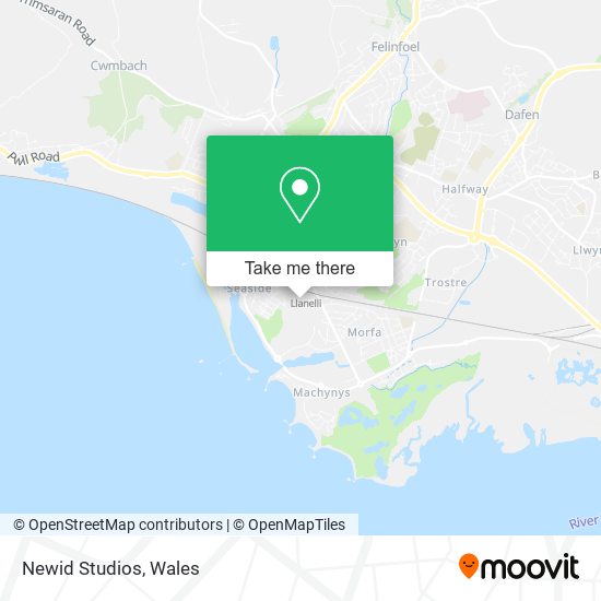 Newid Studios map