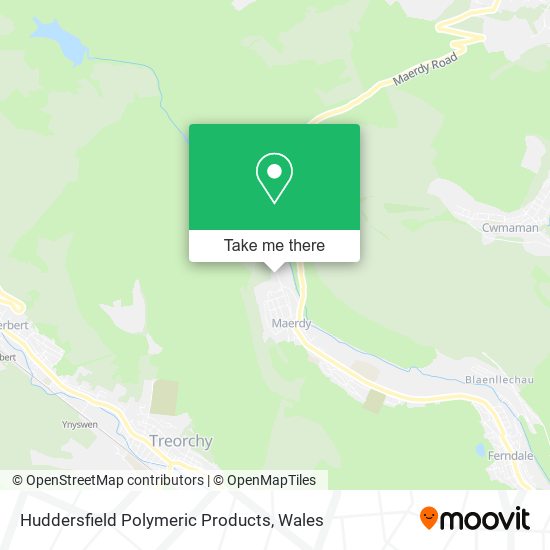 Huddersfield Polymeric Products map