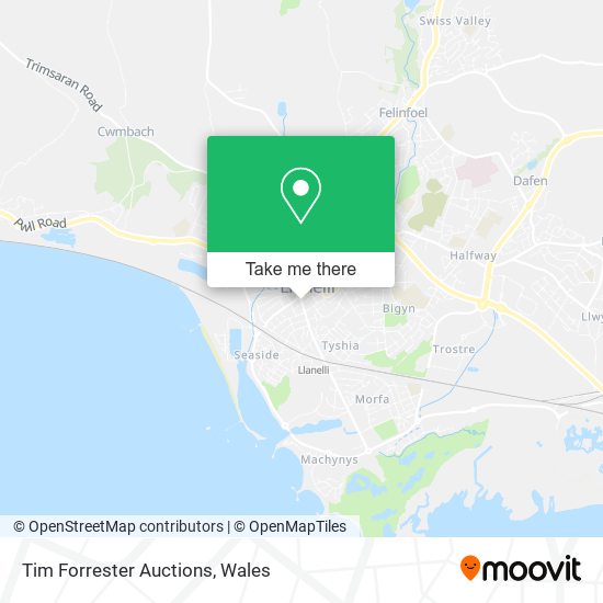 Tim Forrester Auctions map