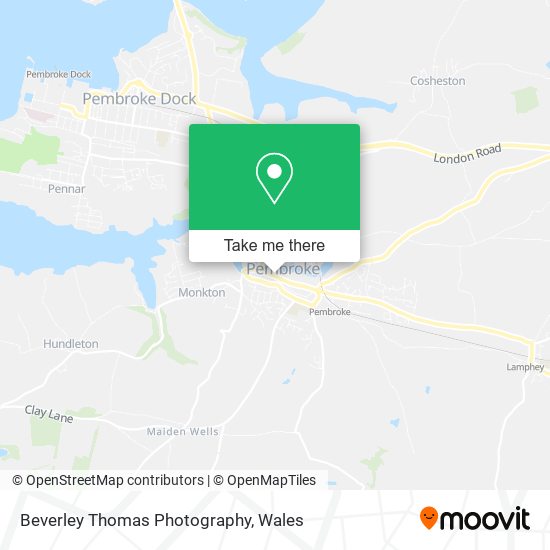 Beverley Thomas Photography map
