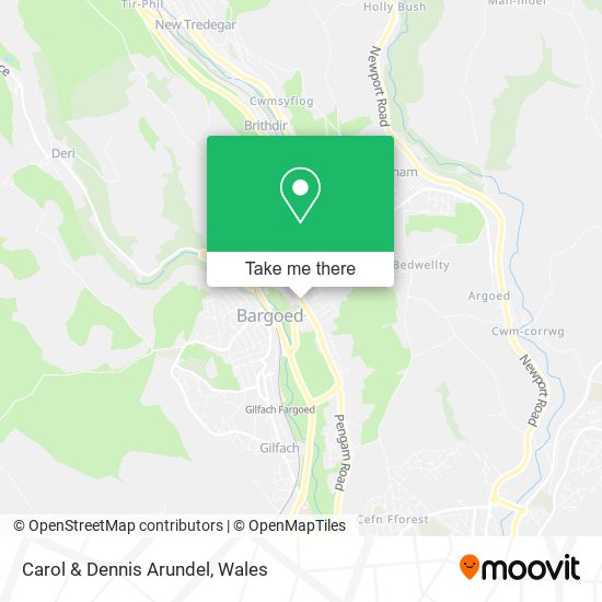 Carol & Dennis Arundel map