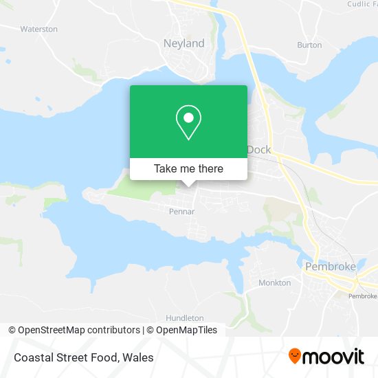 Coastal Street Food map