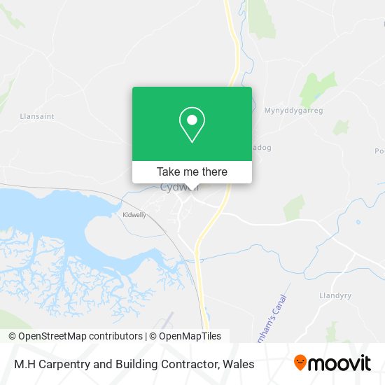 M.H Carpentry and Building Contractor map