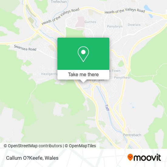 Callum O?Keefe map