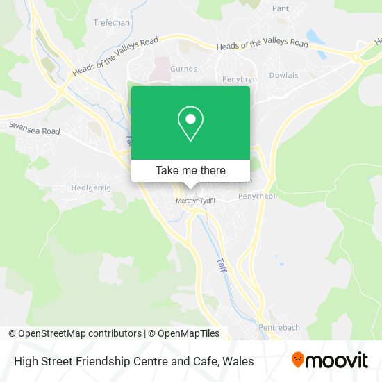 High Street Friendship Centre and Cafe map