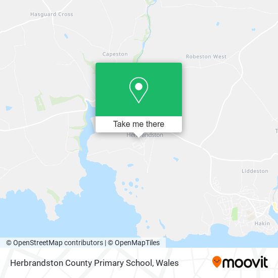 Herbrandston County Primary School map