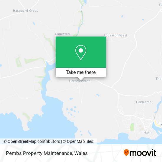 Pembs Property Maintenance map