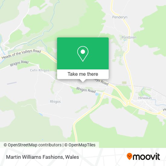 Martin Williams Fashions map