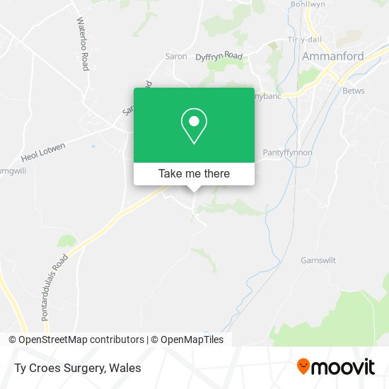 Ty Croes Surgery map