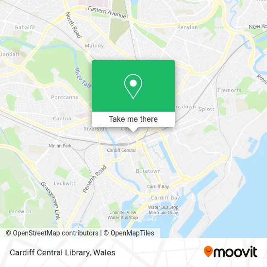 How to Get to Cardiff Central Library by Bus or Train?