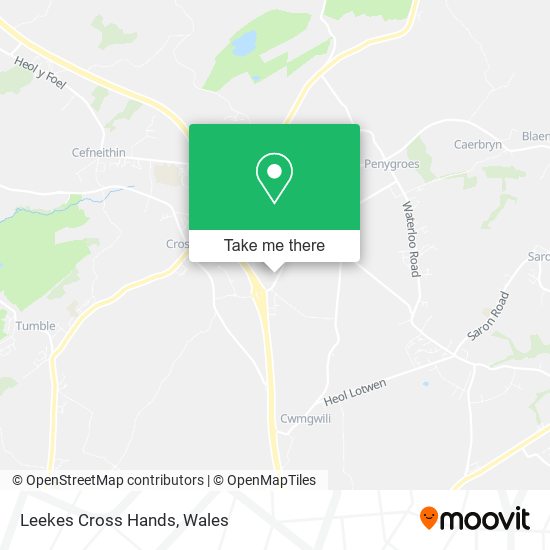 Leekes Cross Hands map