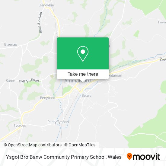 Ysgol Bro Banw Community Primary School map