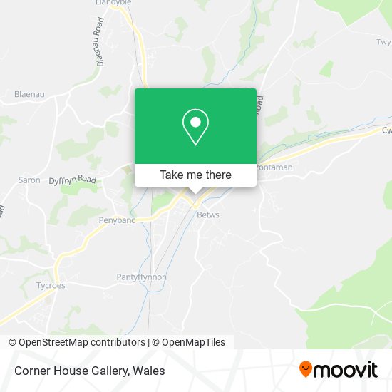 Corner House Gallery map