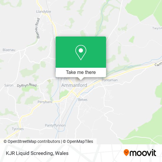 KJR Liquid Screeding map