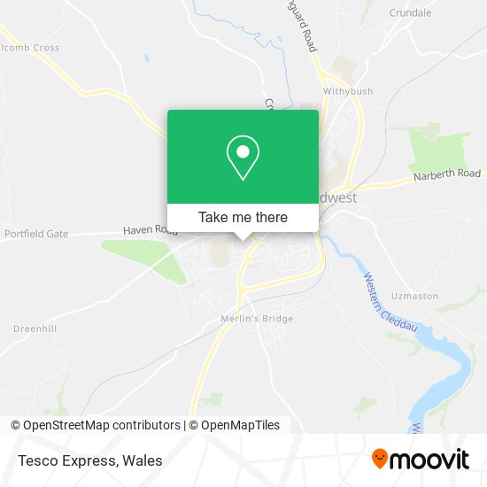 Tesco Express map