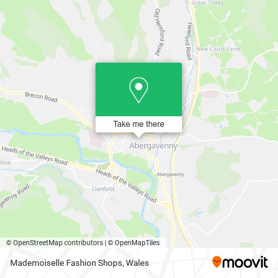 Mademoiselle Fashion Shops map