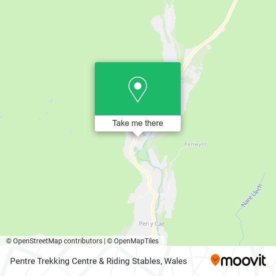 Pentre Trekking Centre & Riding Stables map
