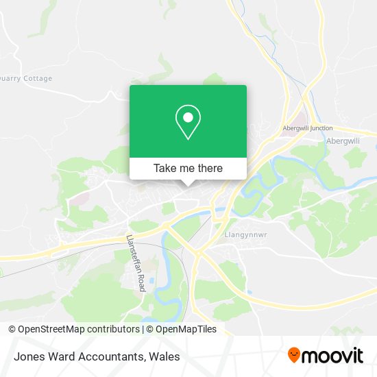 Jones Ward Accountants map