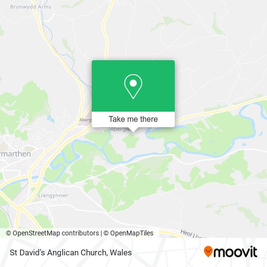 St David's Anglican Church map