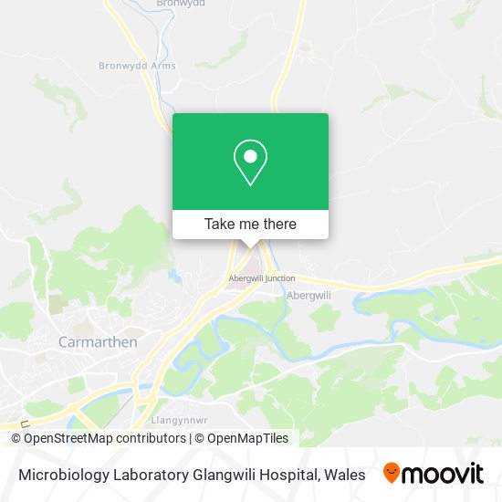 Microbiology Laboratory Glangwili Hospital map