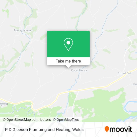 P D Gleeson Plumbing and Heating map