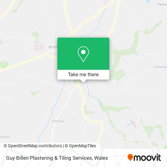 Guy Billen Plastering & Tiling Services map