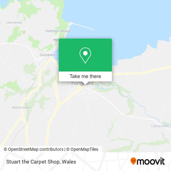 Stuart the Carpet Shop map