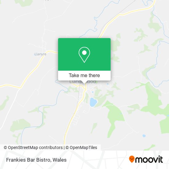 Frankies Bar Bistro map