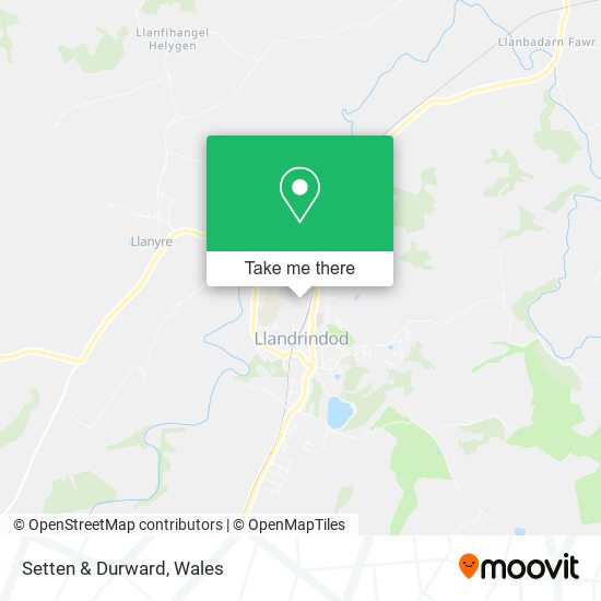 Setten & Durward map