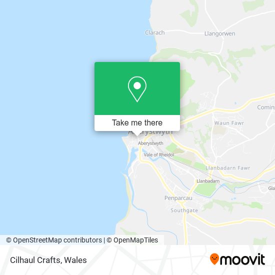 Cilhaul Crafts map