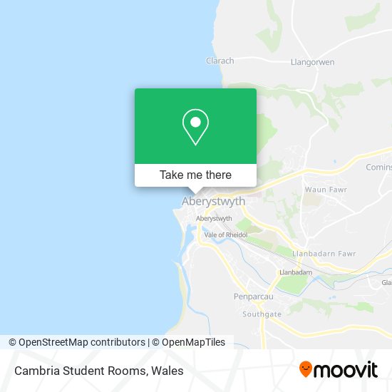 Cambria Student Rooms map