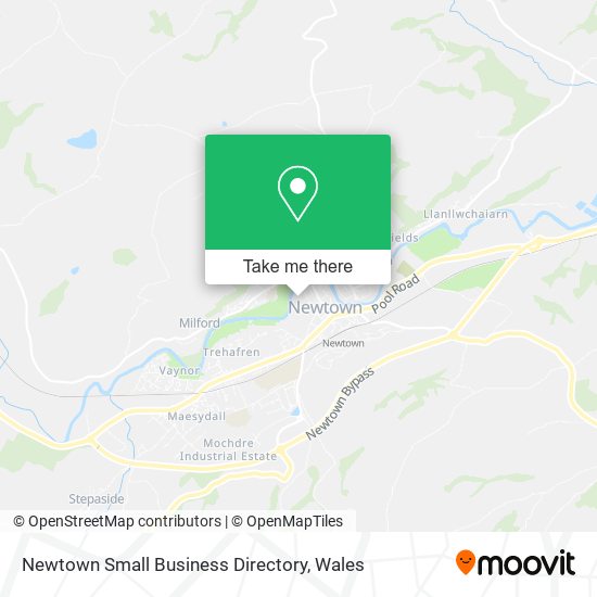 Newtown Small Business Directory map