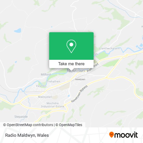 Radio Maldwyn map