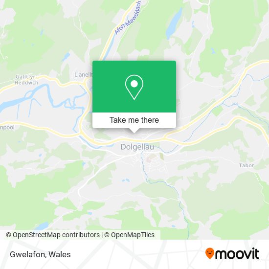 Gwelafon map