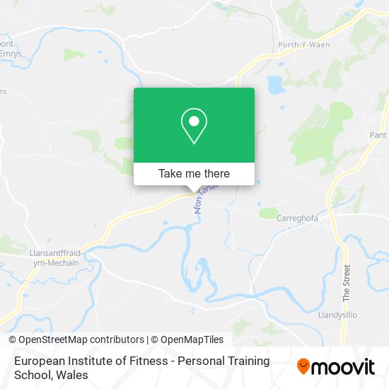 European Institute of Fitness - Personal Training School map