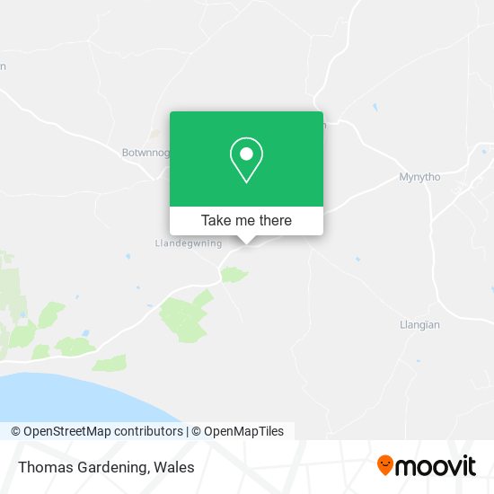 Thomas Gardening map