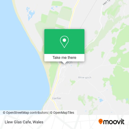 Llew Glas Cafe map