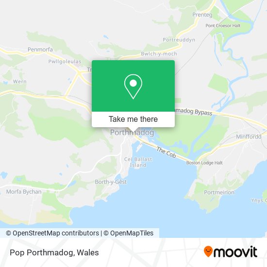 Pop Porthmadog map