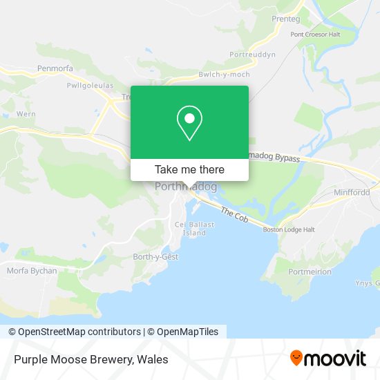 Purple Moose Brewery map