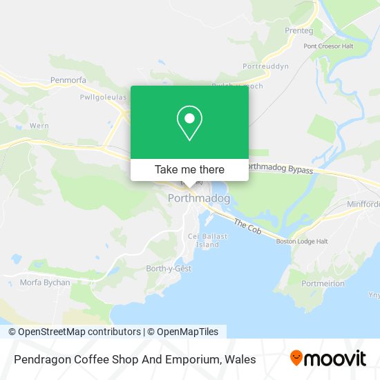 Pendragon Coffee Shop And Emporium map