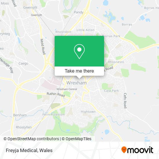 Freyja Medical map