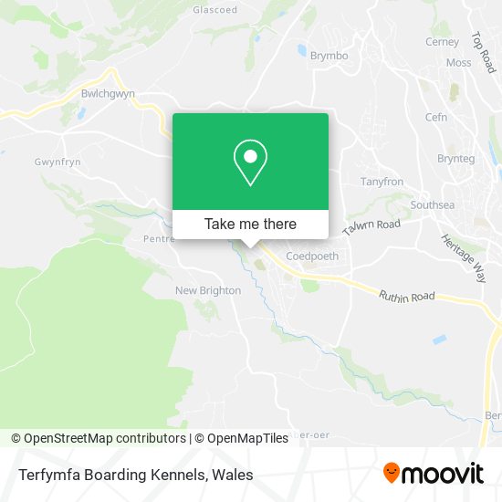 Terfymfa Boarding Kennels map