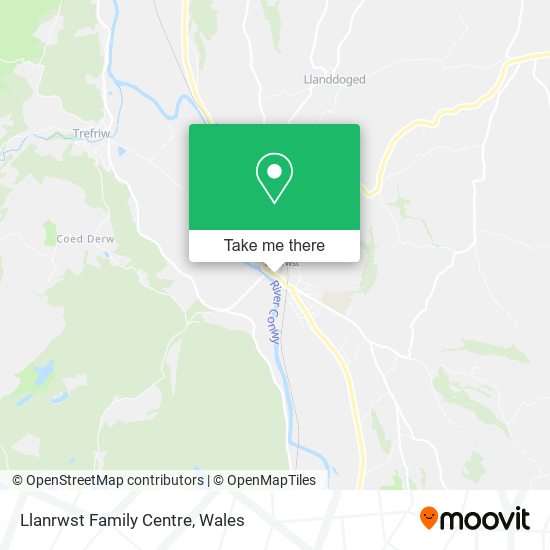 Llanrwst Family Centre map