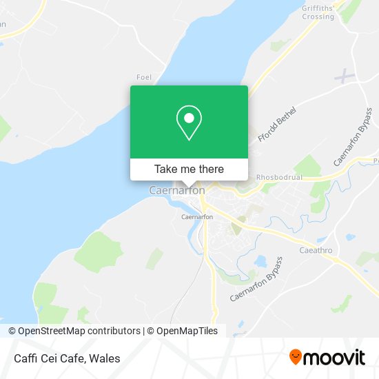 Caffi Cei Cafe map
