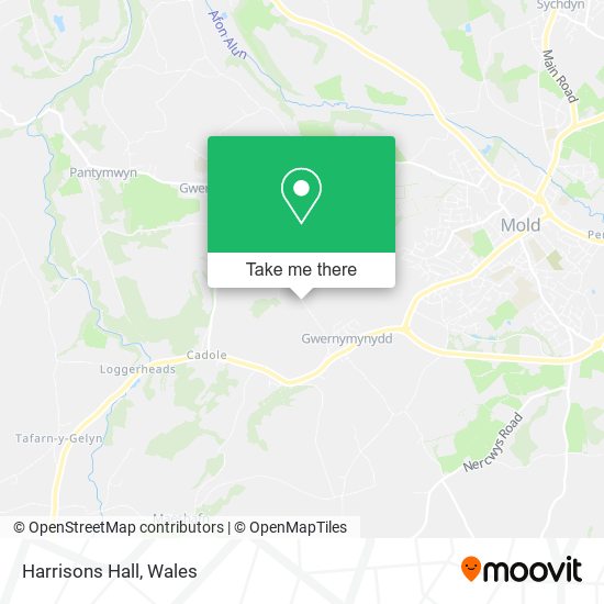 Harrisons Hall map