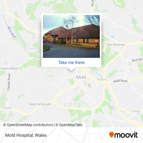Mold Hospital map
