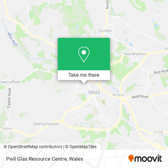 Pwll Glas Resource Centre map