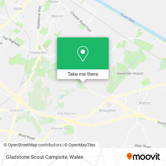 Gladstone Scout Campsite map